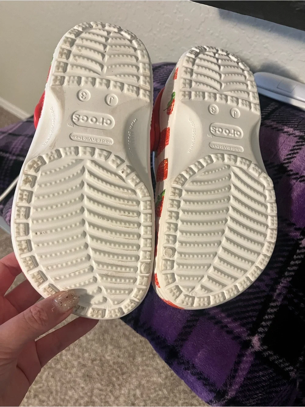 CROCS Kids Fresh Fruits Strawberry Print